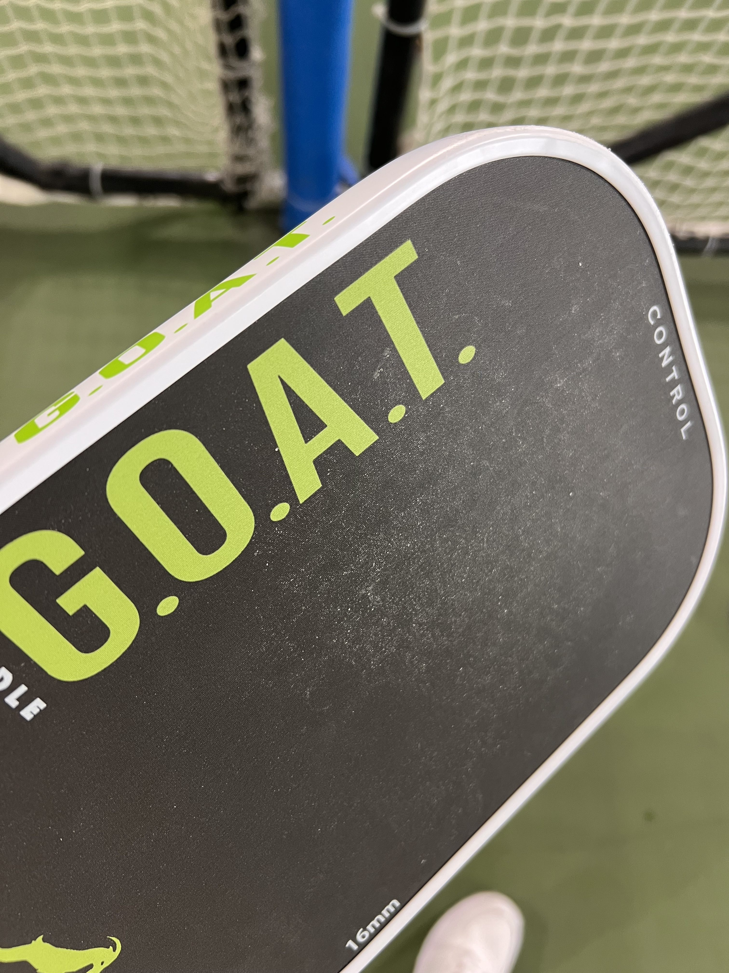 A G.O.A.T. All Control Paddle up close