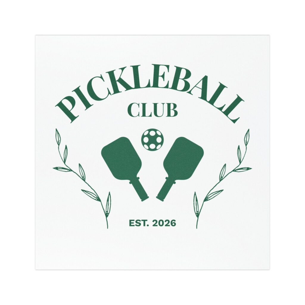 Pickleball Club Car Magnet