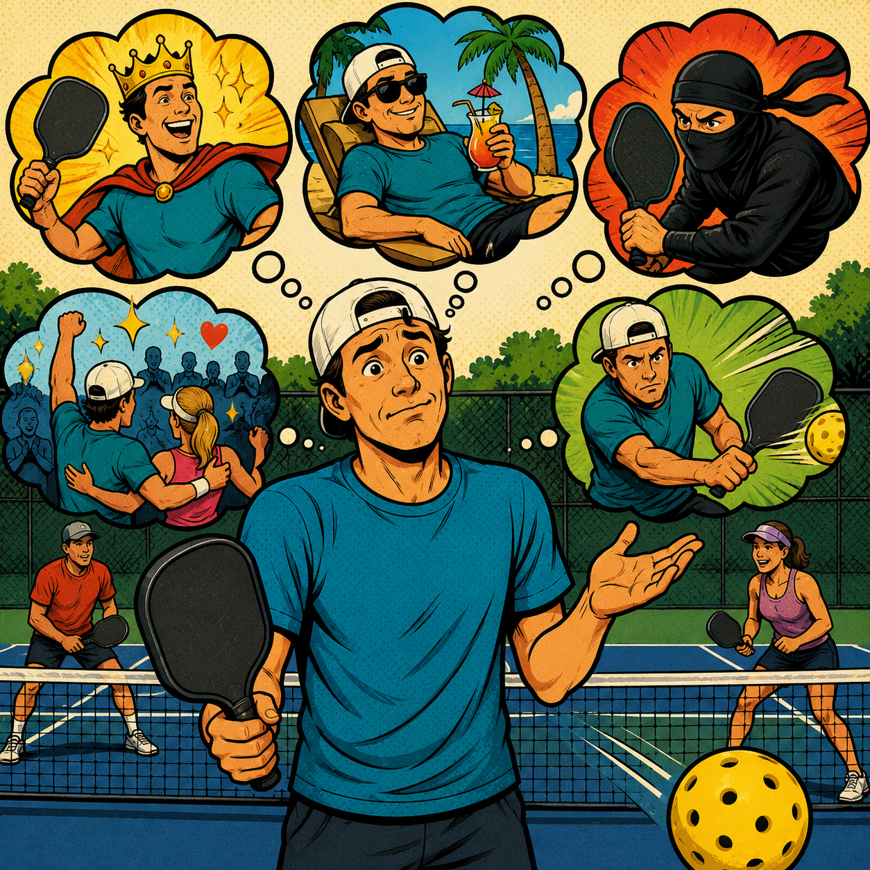 Things Pickleball Players Say But Never Mean 🏓